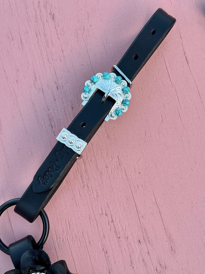 Black Turquoise Ring Breast Collar