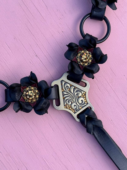 Black Gold Ring Breast Collar