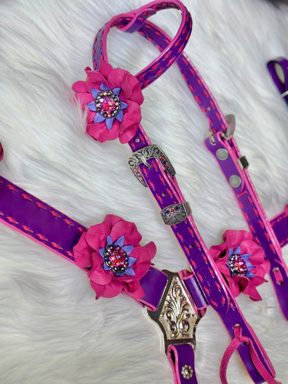 Purple & Pink Mini/Pony Tack Set