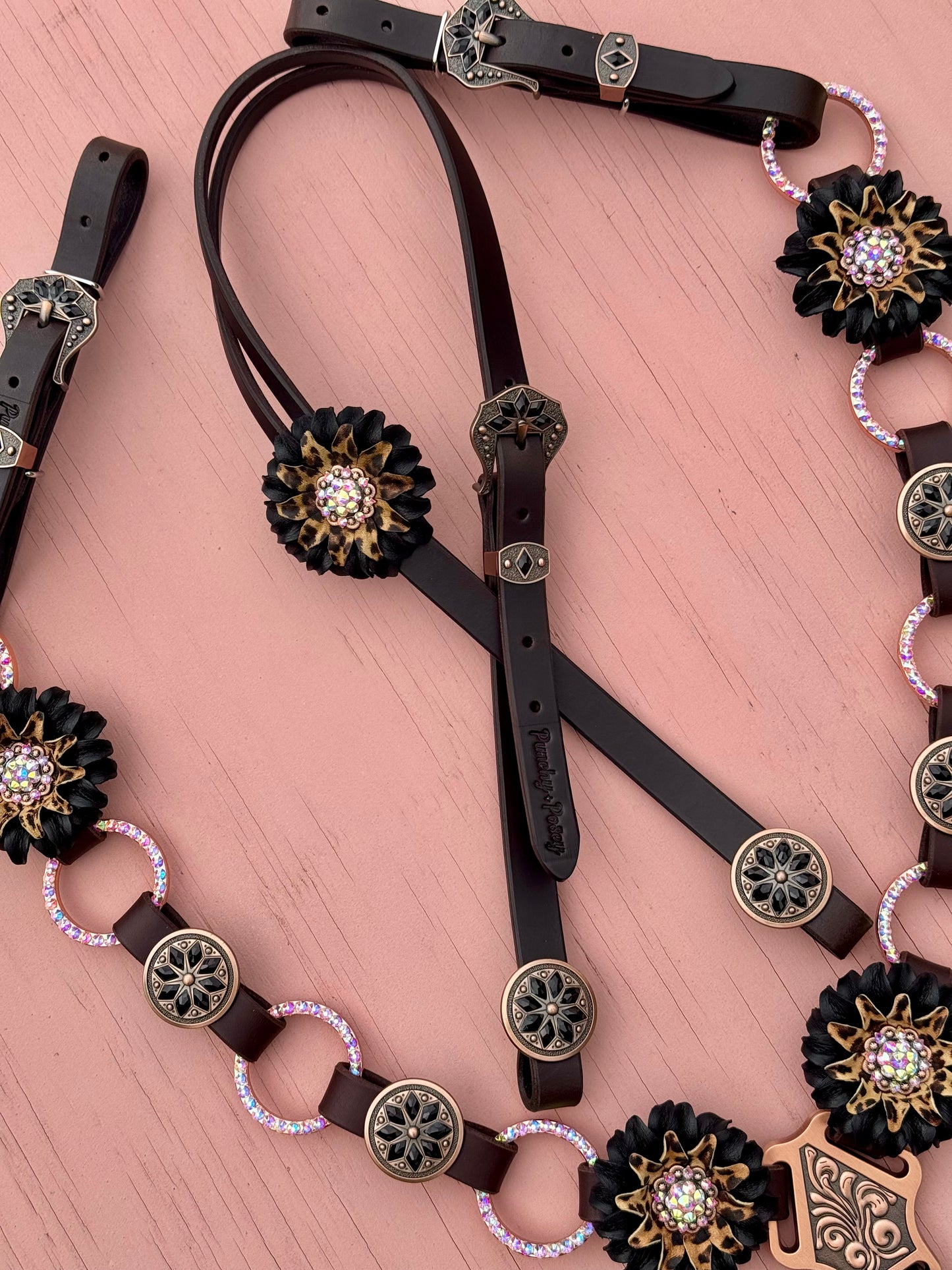 Bling Cheetah Sunflower Set