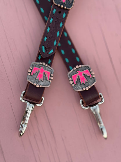 Turquoise Thunderbird Headstall