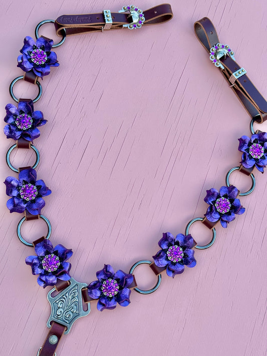 Purple Ring Breast Collar