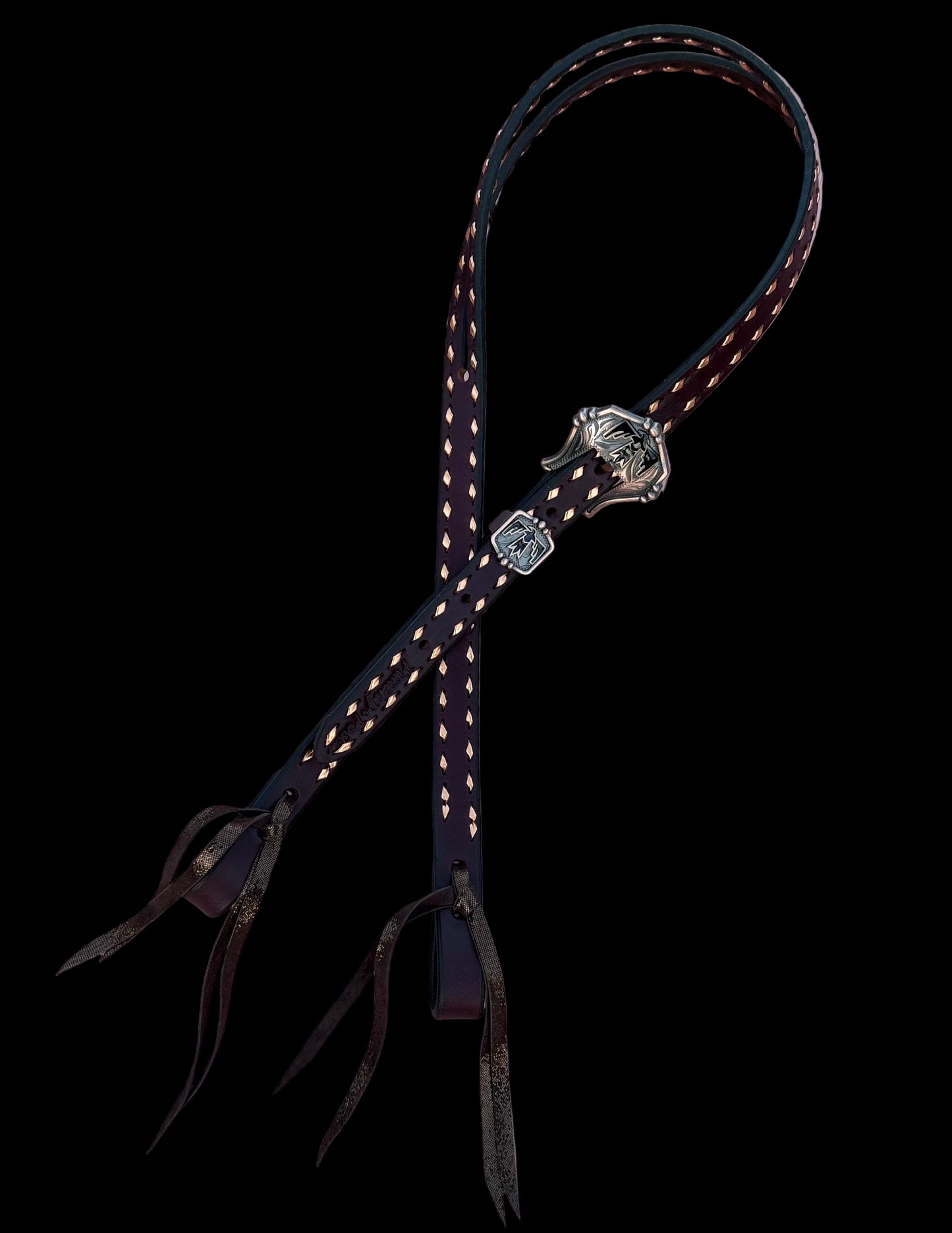 Copper Thunderbird Headstall