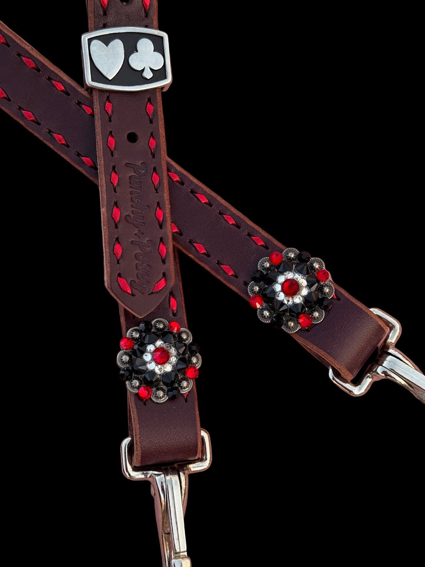 Chocolate Gambler Headstall