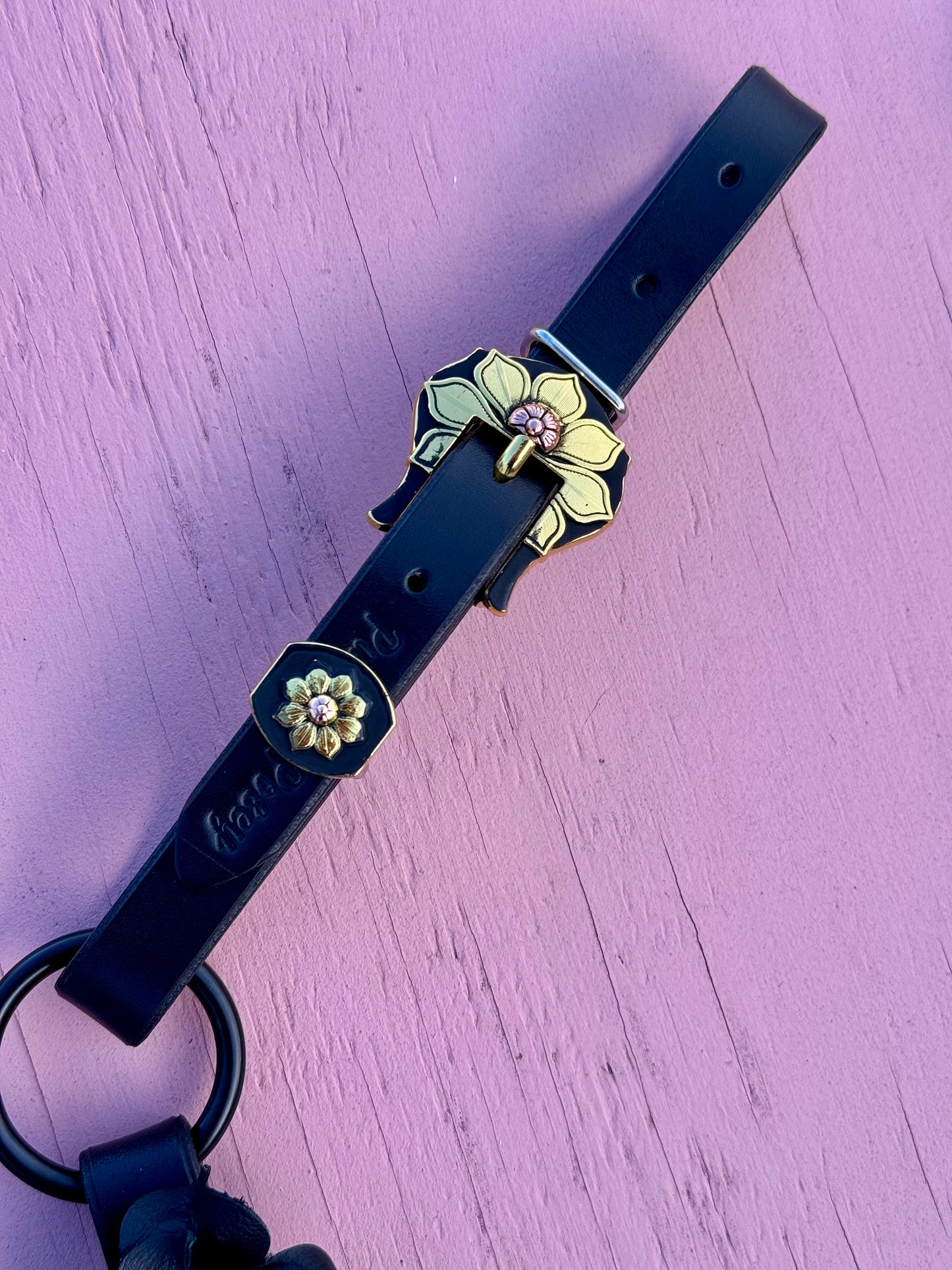 Black Gold Ring Breast Collar