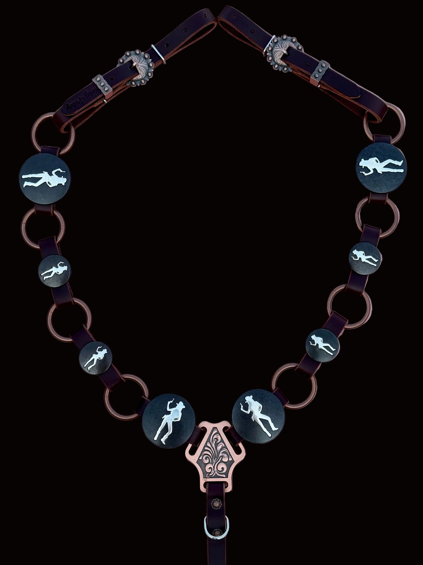 Cowgirl Concho Breast Collar