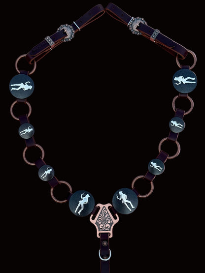 Cowgirl Concho Breast Collar