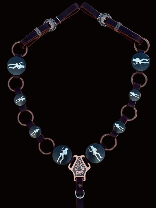 Cowgirl Concho Breast Collar