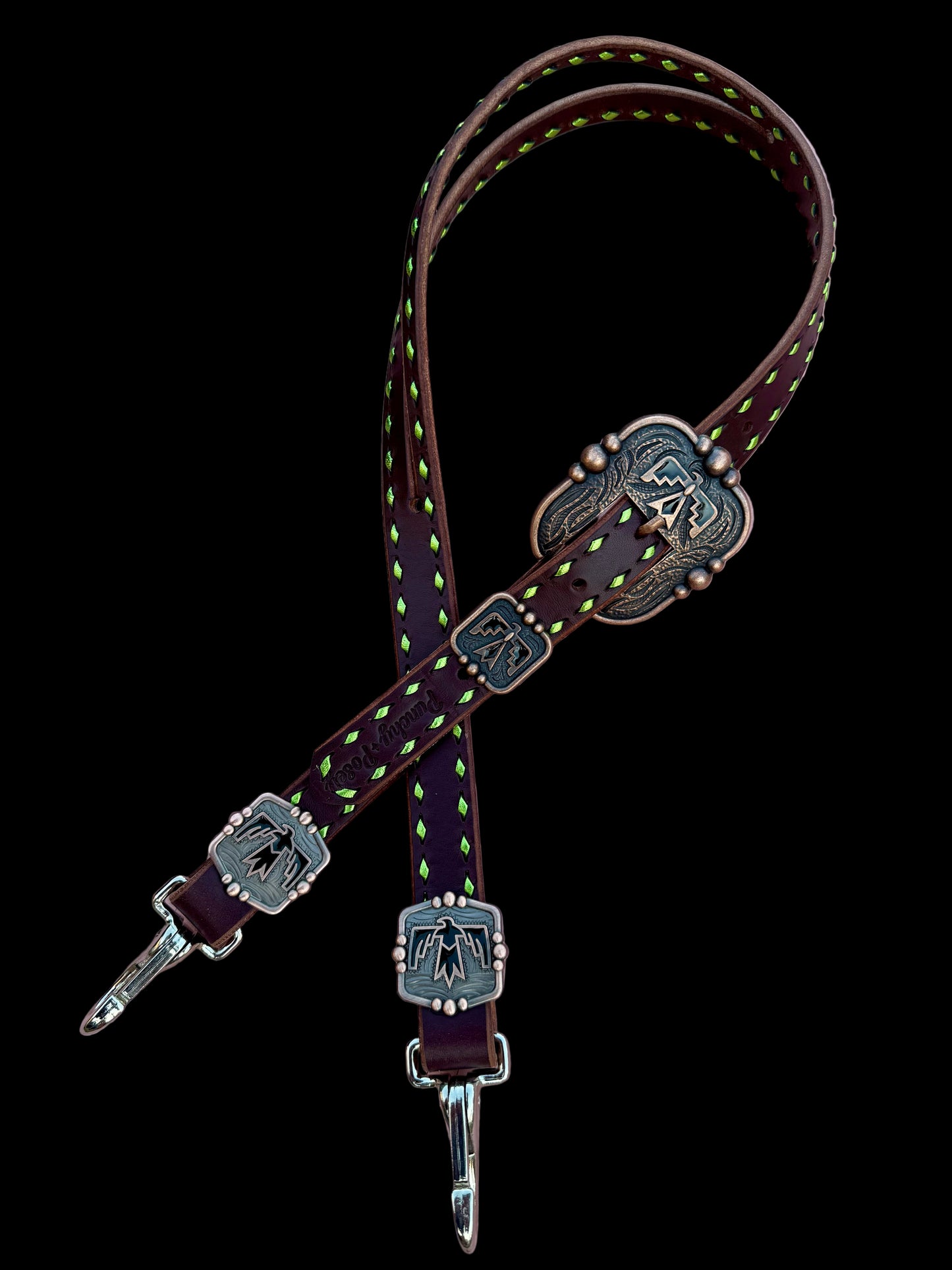 Lime Thunderbird Headstall