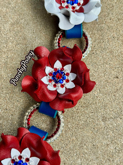 Patriotic Posey Breast Collar
