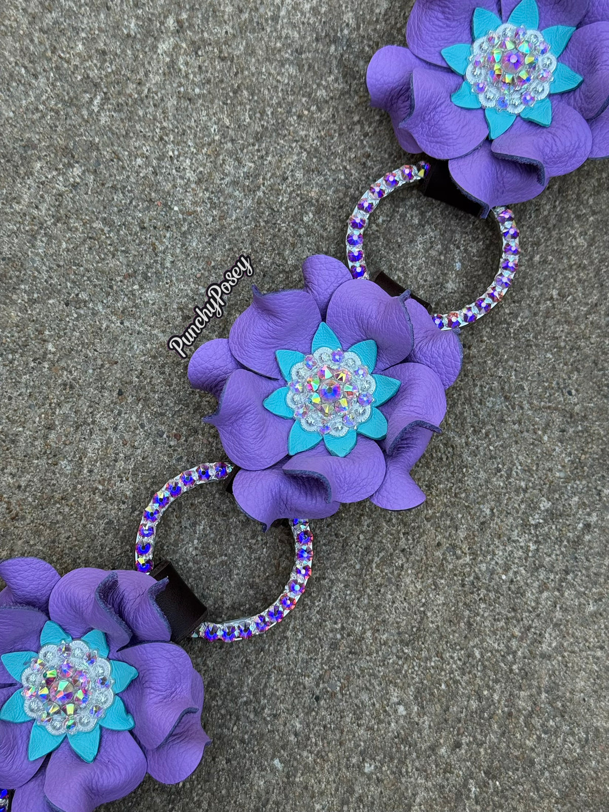 Lilac Bling Ring Breast Collar