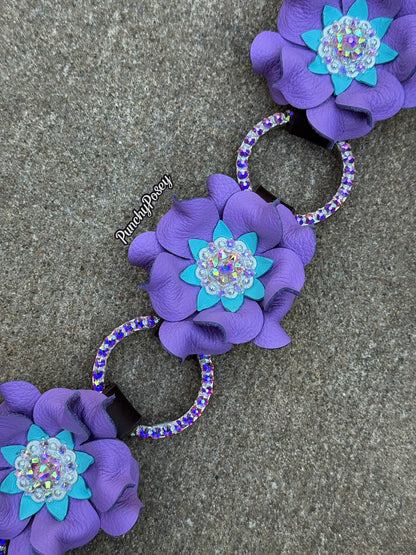 Lilac Bling Ring Breast Collar