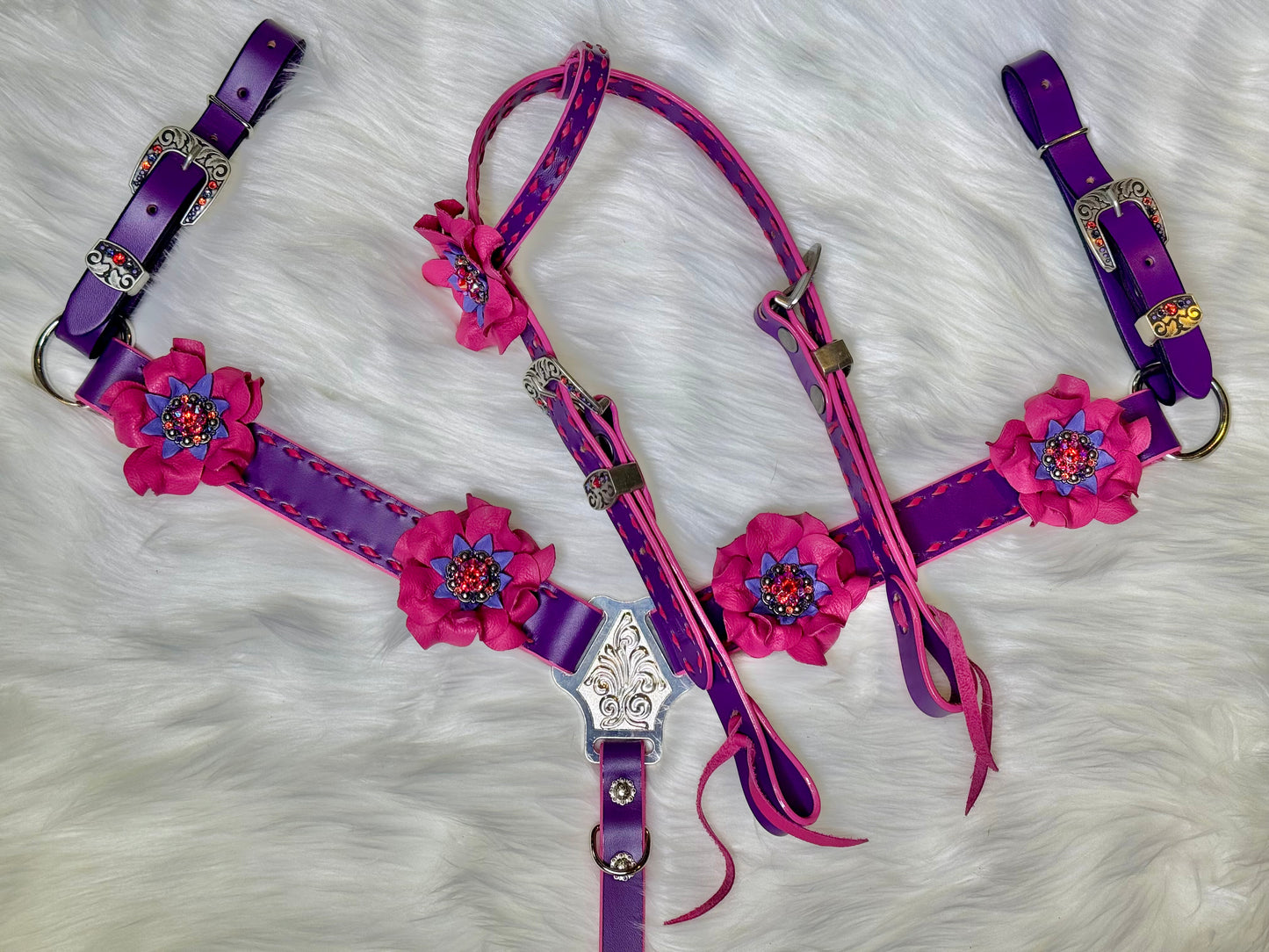 Purple & Pink Mini/Pony Tack Set