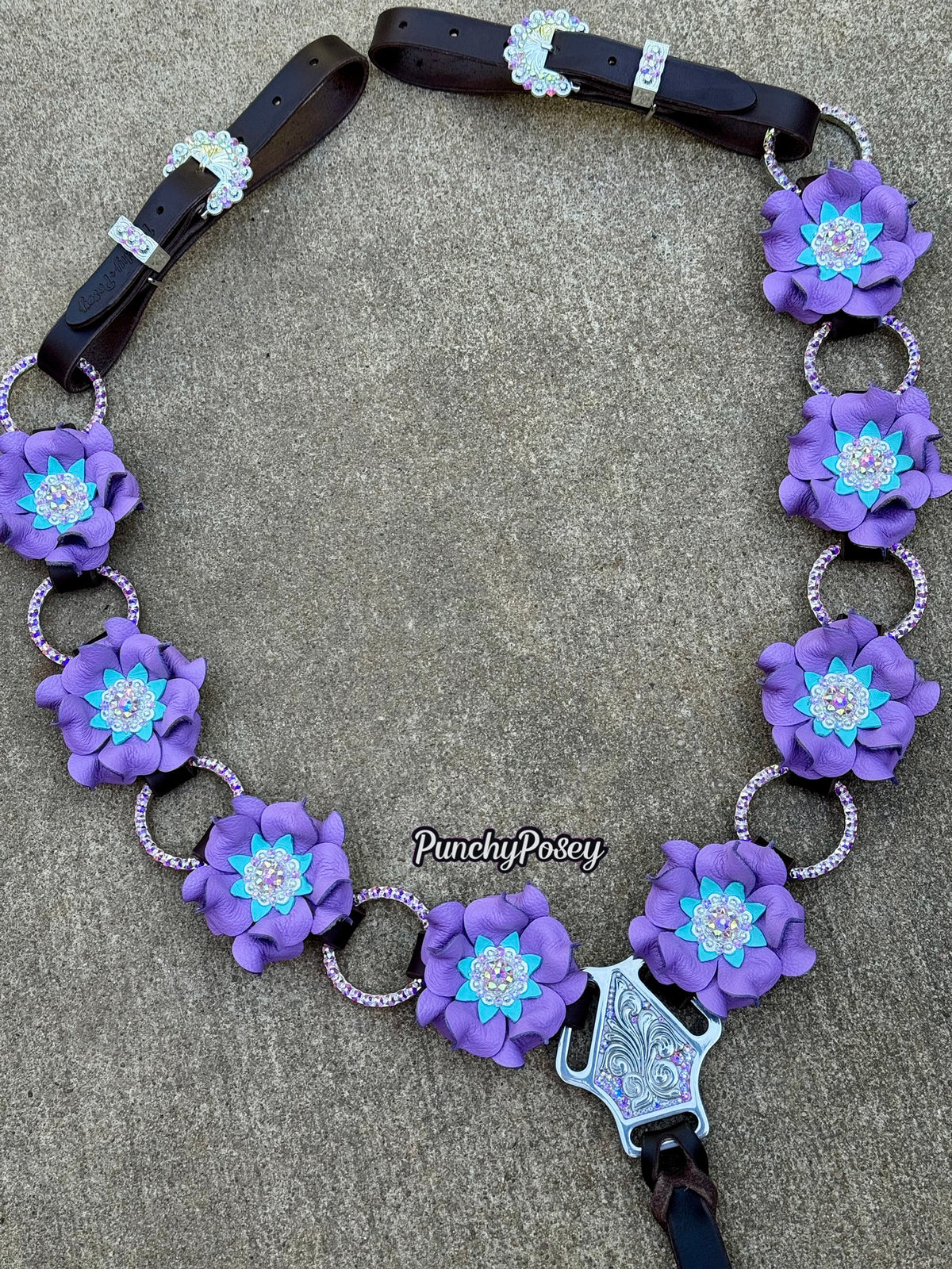 Lilac Bling Ring Breast Collar