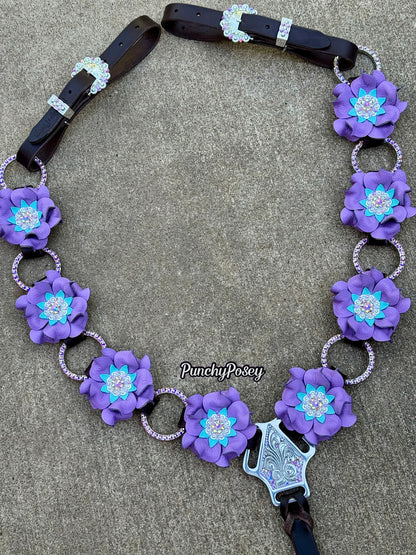 Lilac Bling Ring Breast Collar