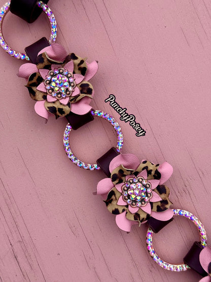 Pink Bling Ring Breast Collar