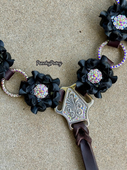Black Fringe Breast Collar