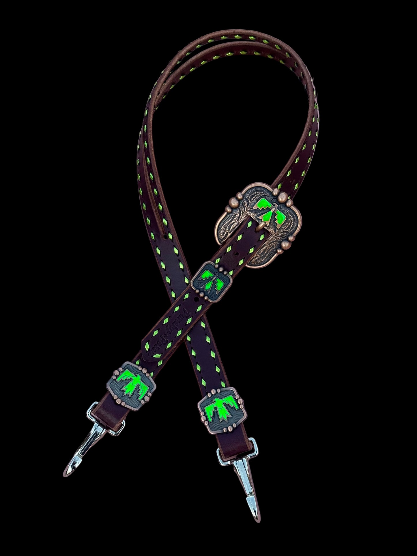 Lime Thunderbird Headstall