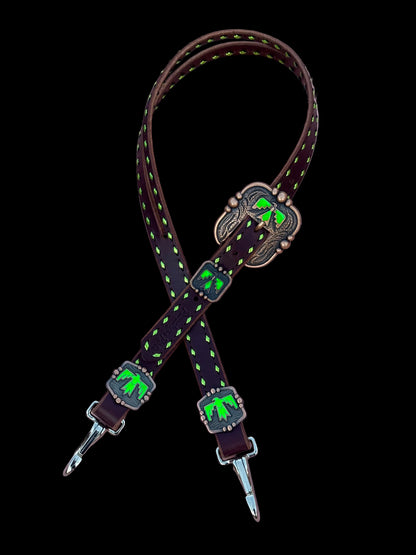 Lime Thunderbird Headstall
