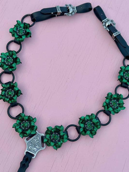 Emerald Green Ring Breast Collar