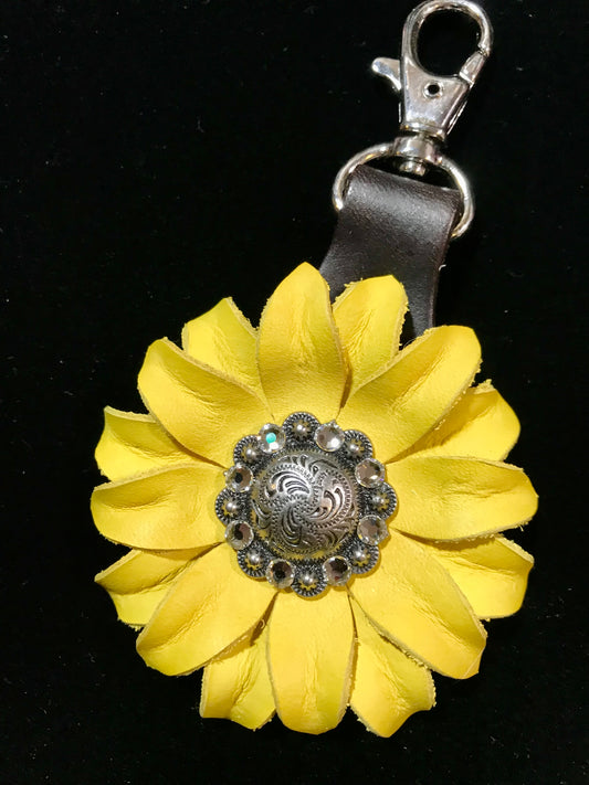 Sunflower Keychain