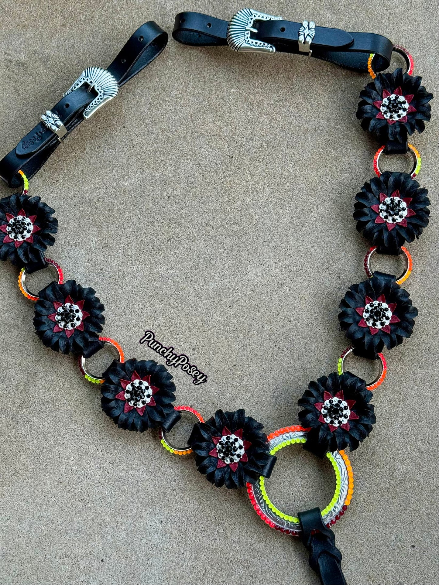Black Ombré Breast Collar