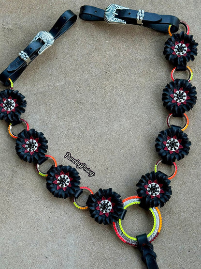 Black Ombré Breast Collar