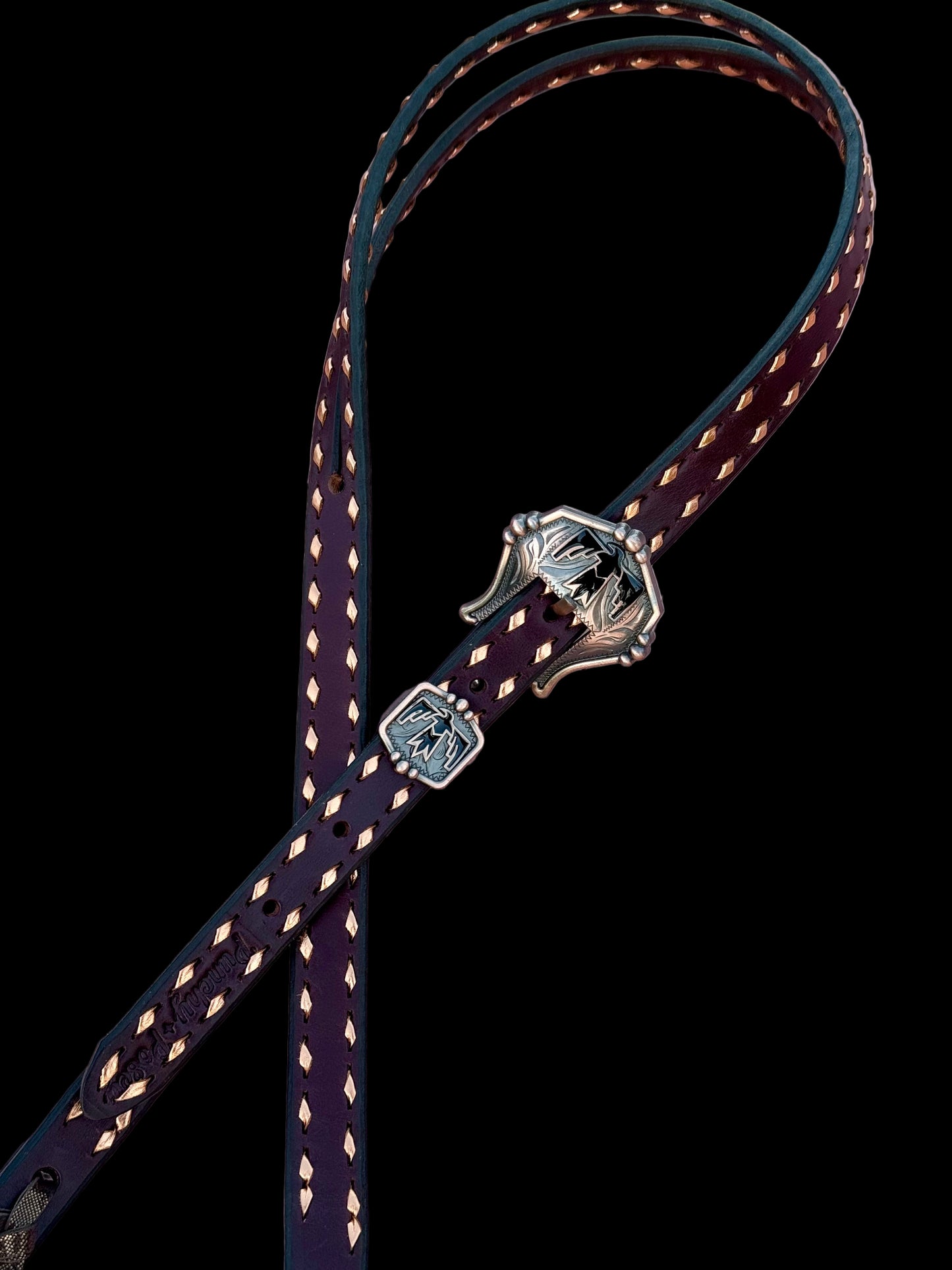 Copper Thunderbird Headstall