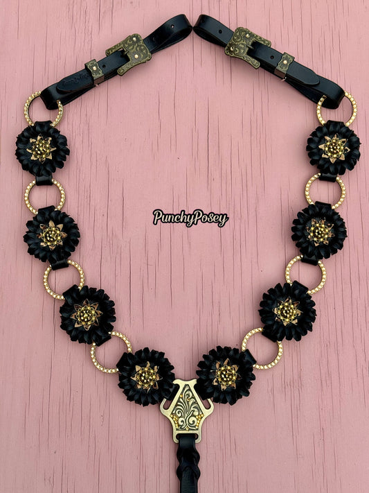 Black Cheetah Breast Collar