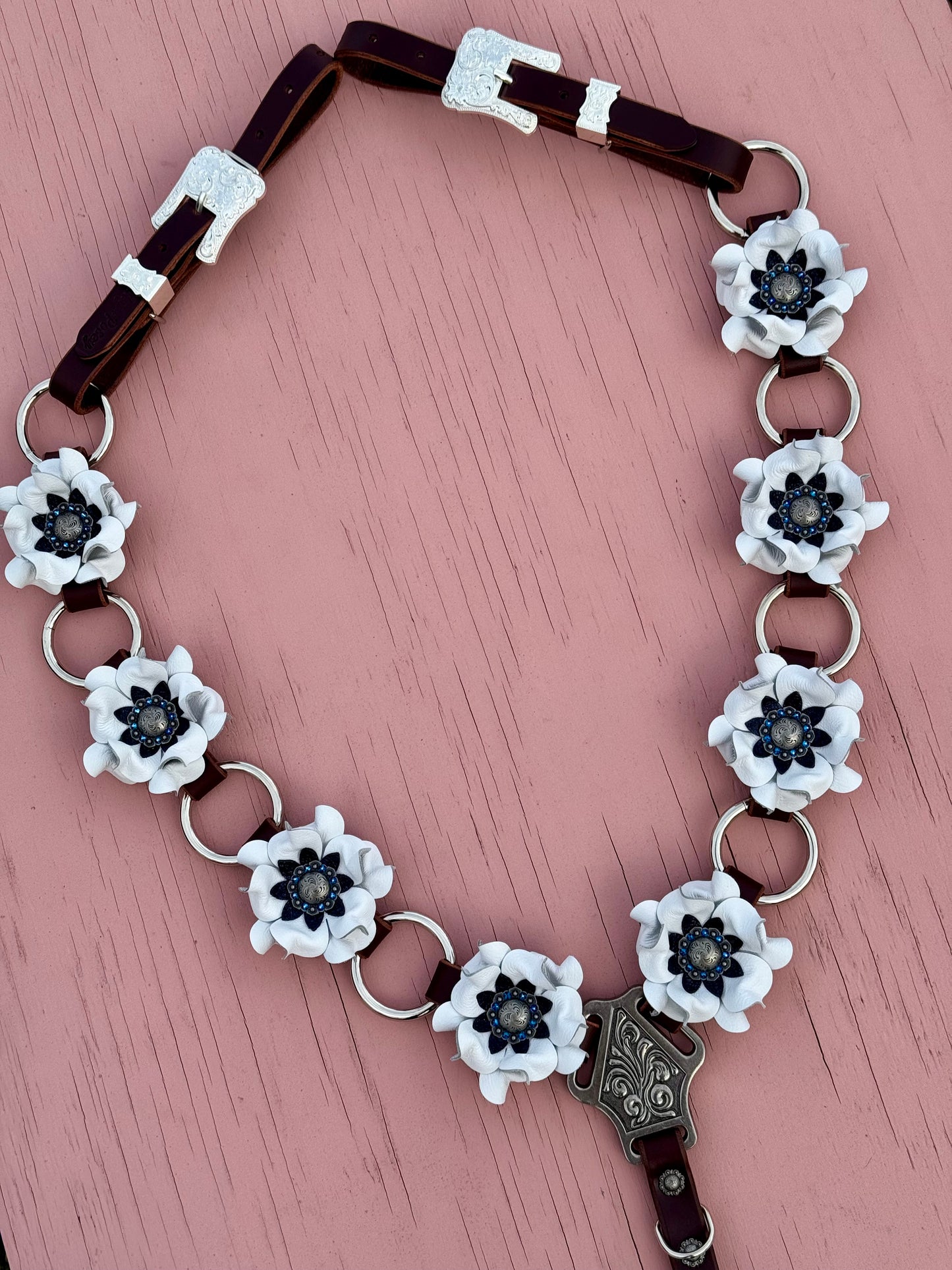 White Navy Ring Breast Collar