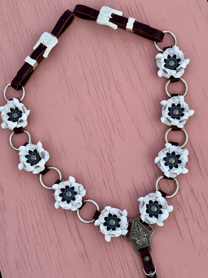White Navy Ring Breast Collar