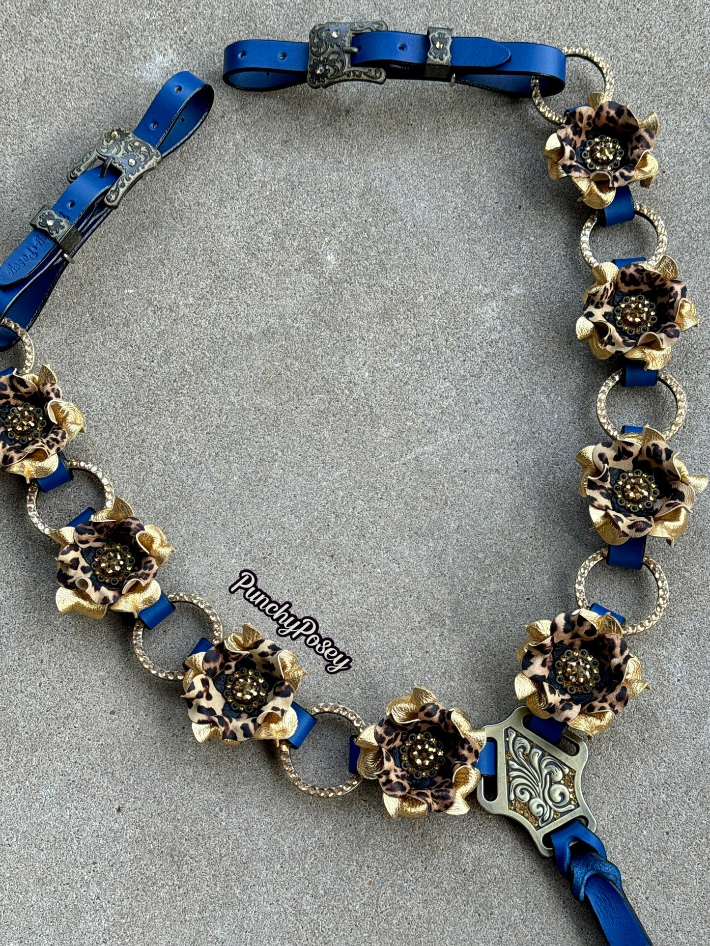 Gold Cheetah Breast Collar