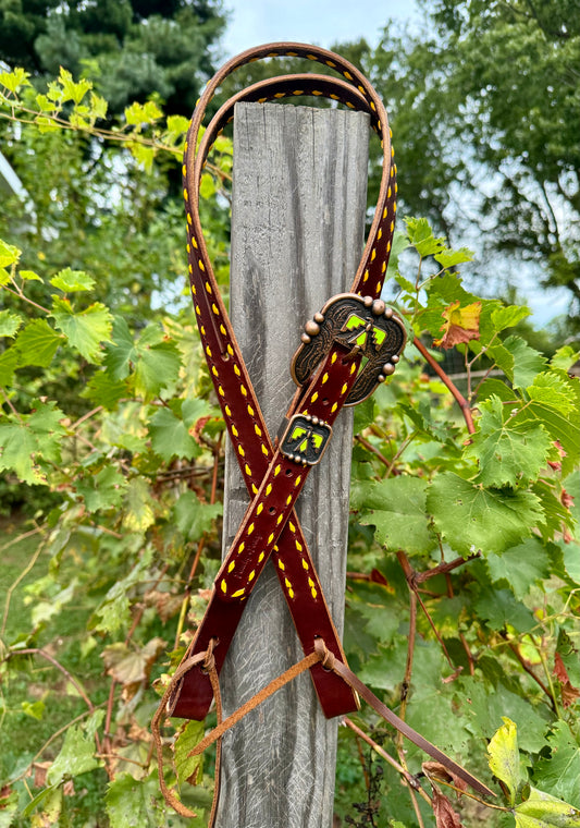 Yellow Thunderbird Headstall