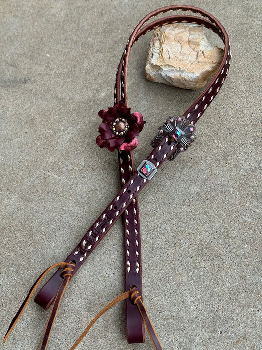 Rose Gold Bling Headstall