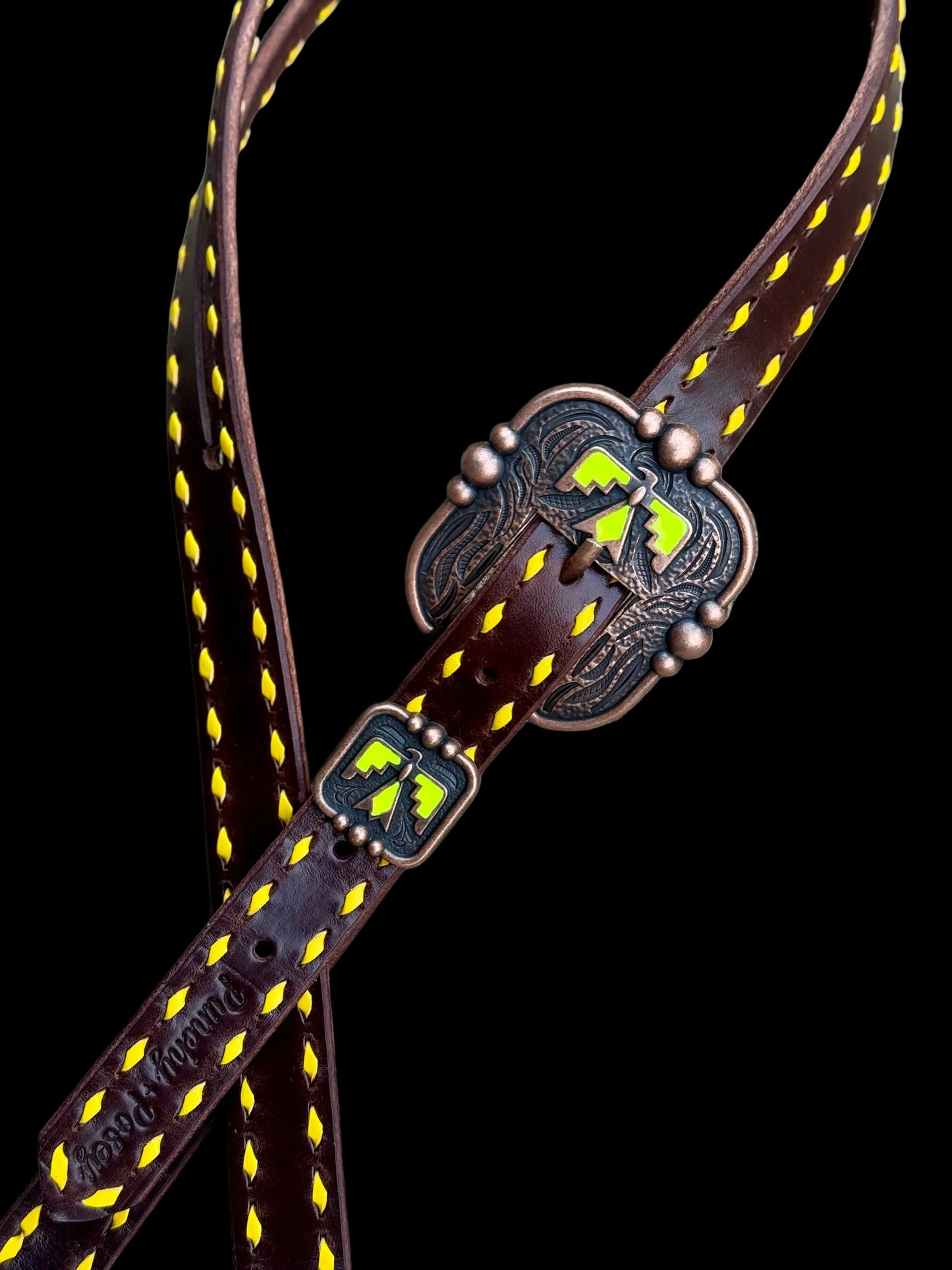 Yellow Thunderbird Headstall