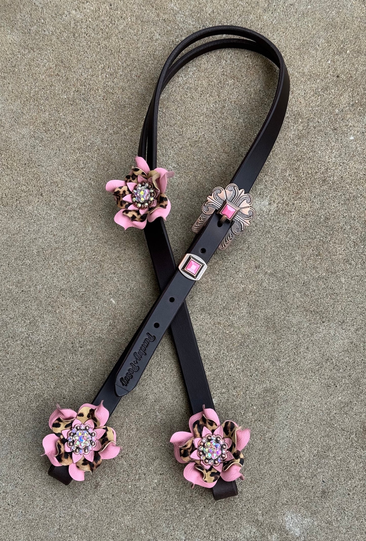 Pink Bling Ring Breast Collar