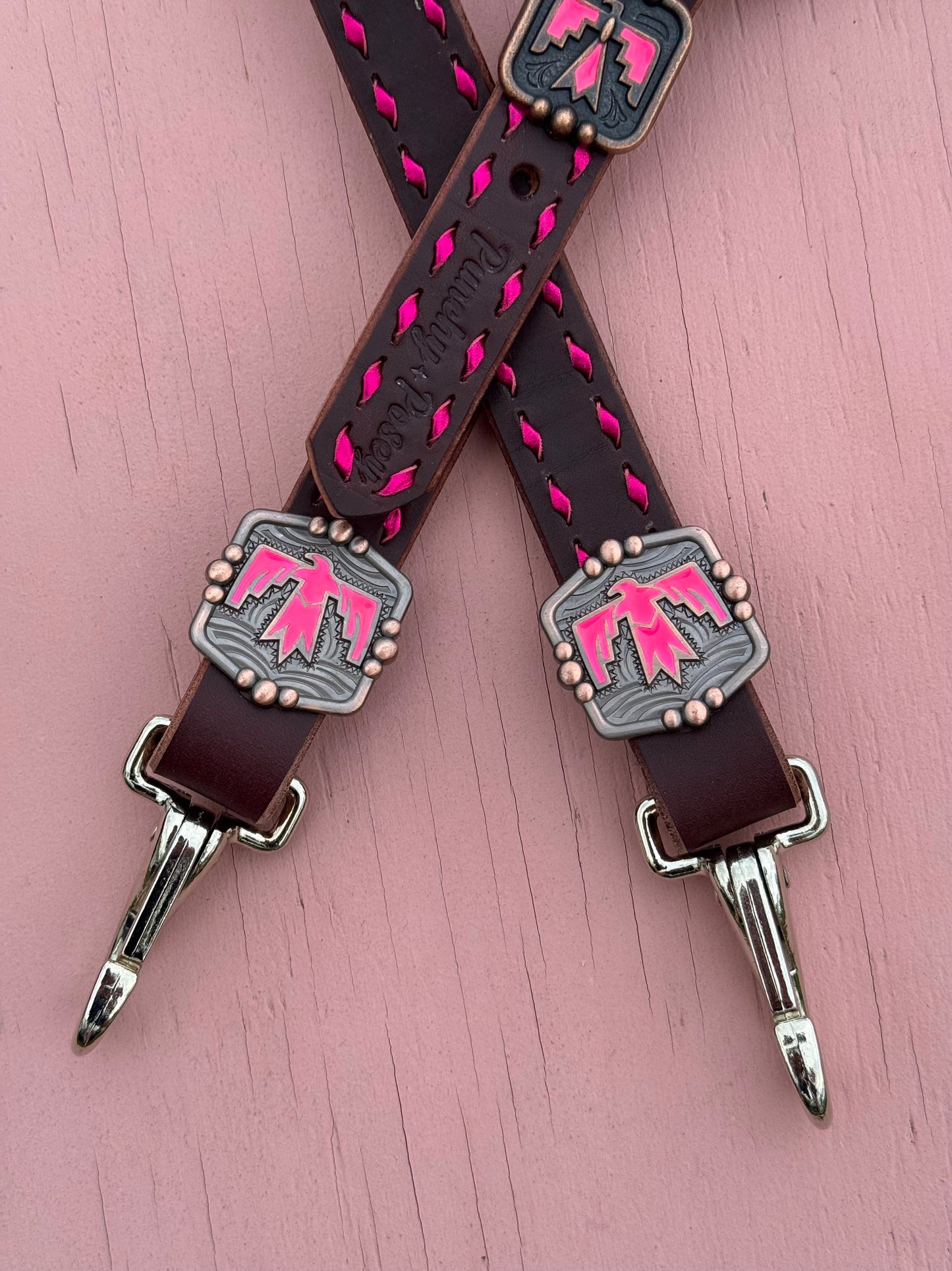 Hot Pink Thunderbird Tack Set