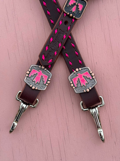 Hot Pink Thunderbird Tack Set