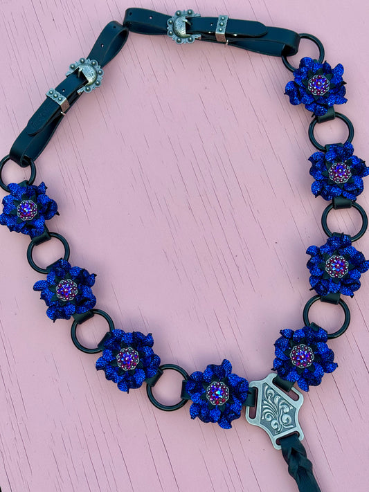 Royal Blue Ring Breast Collar