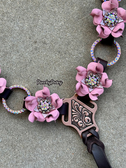 Pink Bling Ring Breast Collar