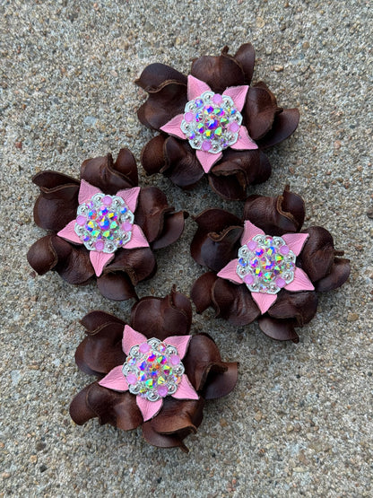 Chocolate Flower Conchos