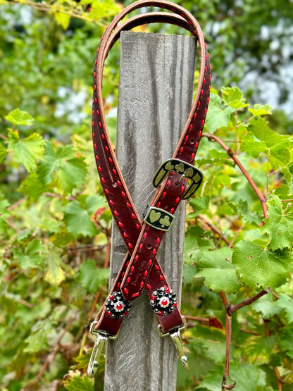 Chocolate Gambler Headstall