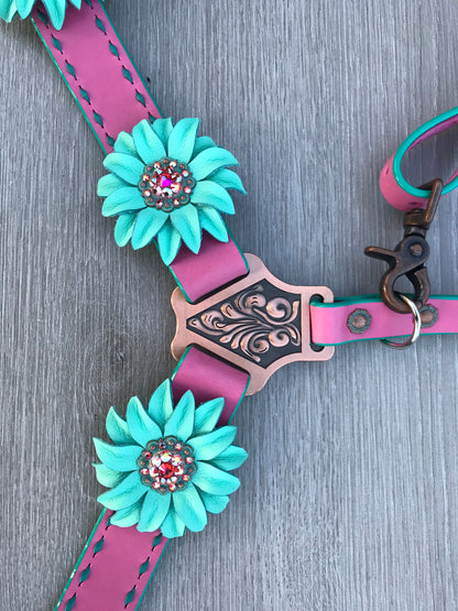 Pink & Turquoise Mini Tack Set