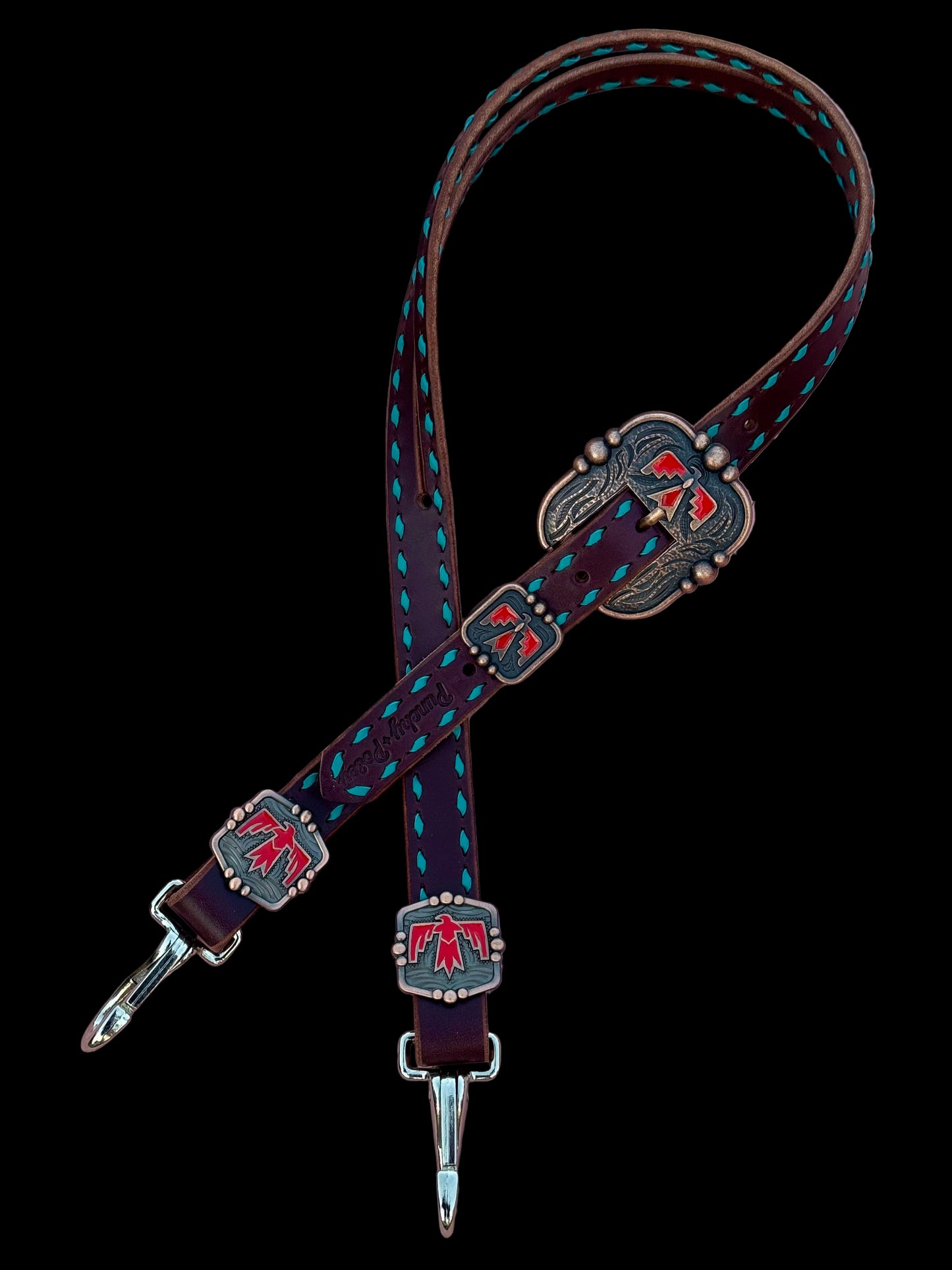 Turquoise Thunderbird Headstall