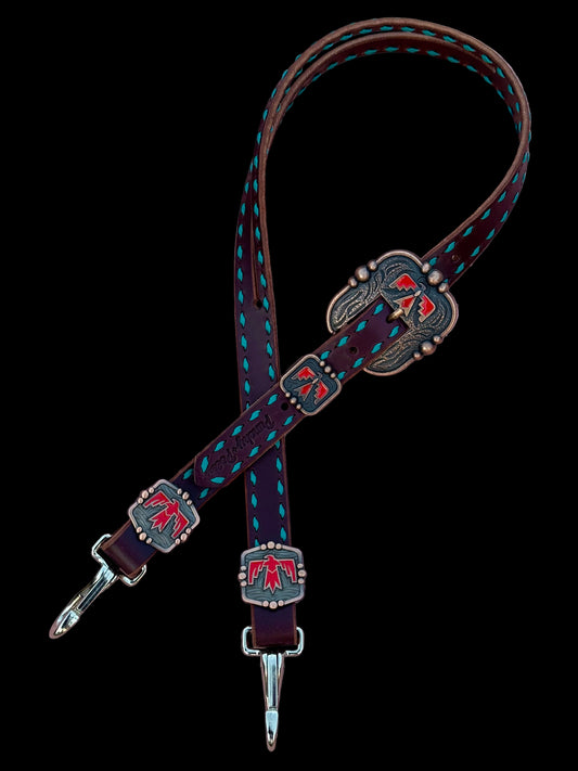 Turquoise Thunderbird Headstall