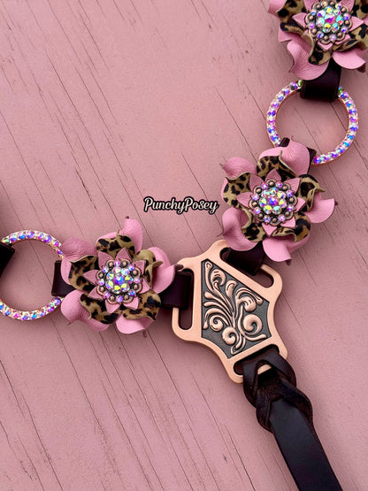 Pink Bling Ring Breast Collar