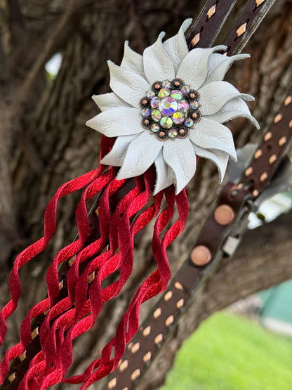 Red Thunderbird Headstall