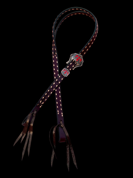 Red Copper Thunderbird Headstall