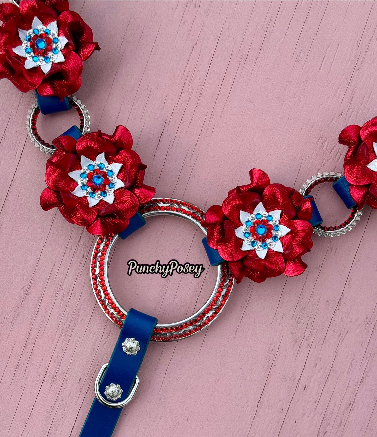 Patriotic Posey Breast Collar
