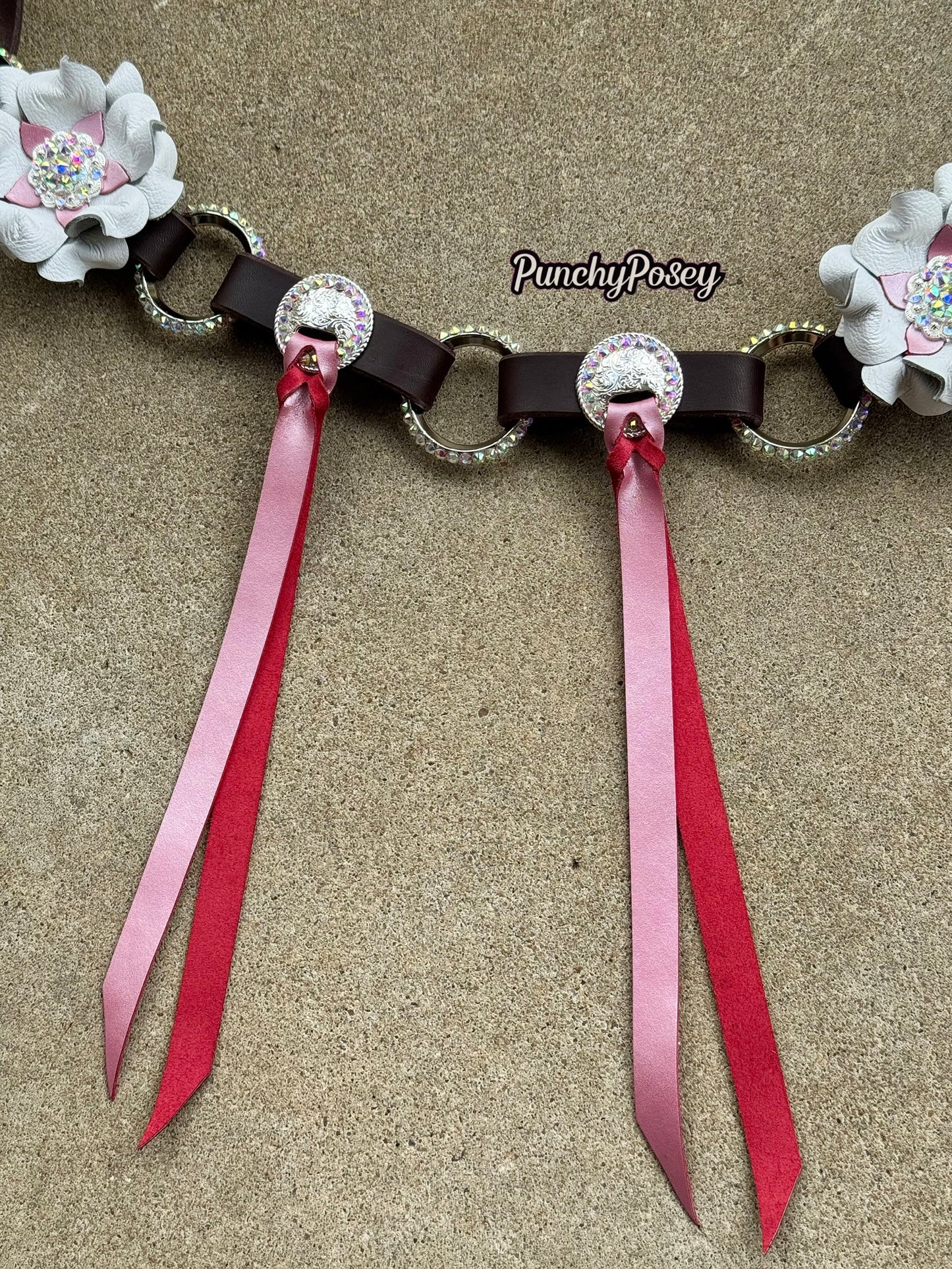 Pink Tassel Breast Collar